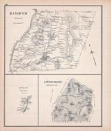 Hanover, Livermore, ETNA, New Hampshire State Atlas 1892 Uncolored